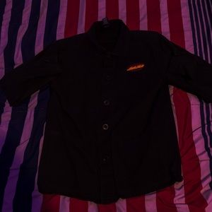 Mens Button up *100% cotton* Skate Long Sleeve